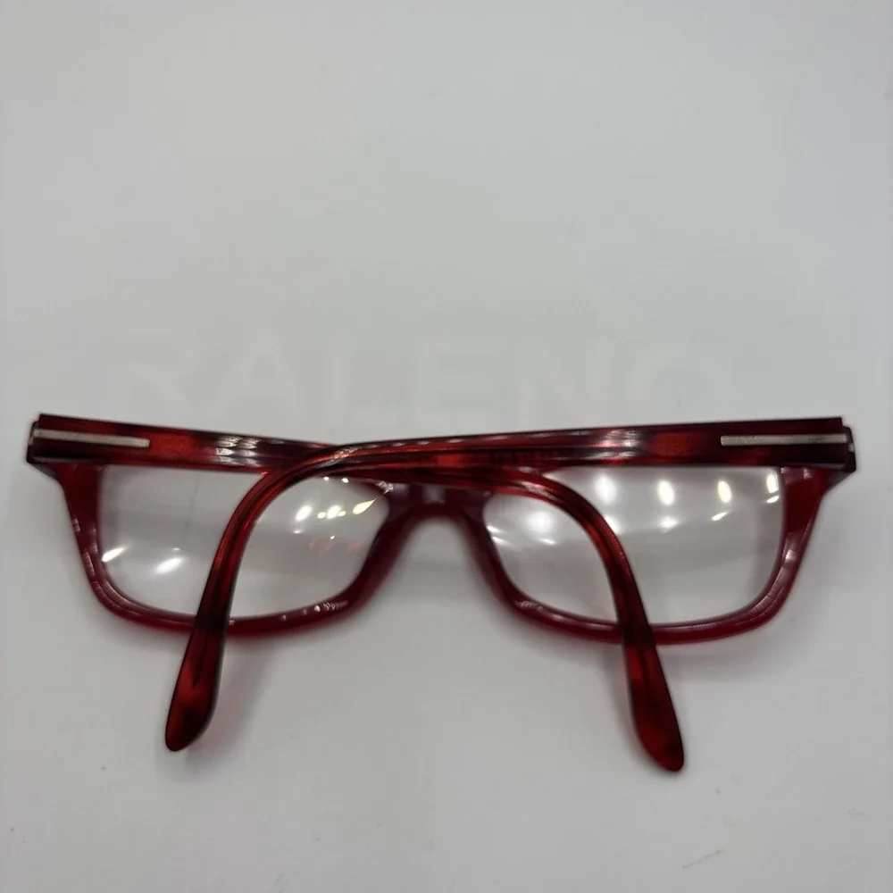 Brooklyn Eyewear Crystal Red ELAINE Eyeglasses 52/16/135 Frame #D198
